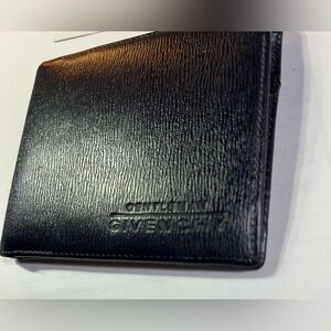 Gentleman Givenchy Black Wallet men’s Billfold with Coin Pouch